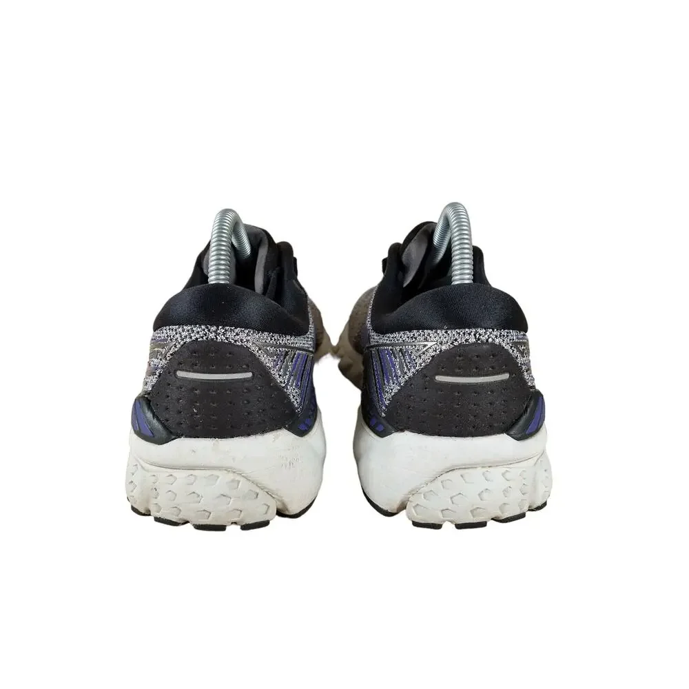 Brooks - Adrenaline 19 - Running Shoes - Gray/Purple- Women's - 9.5 -1202841B028